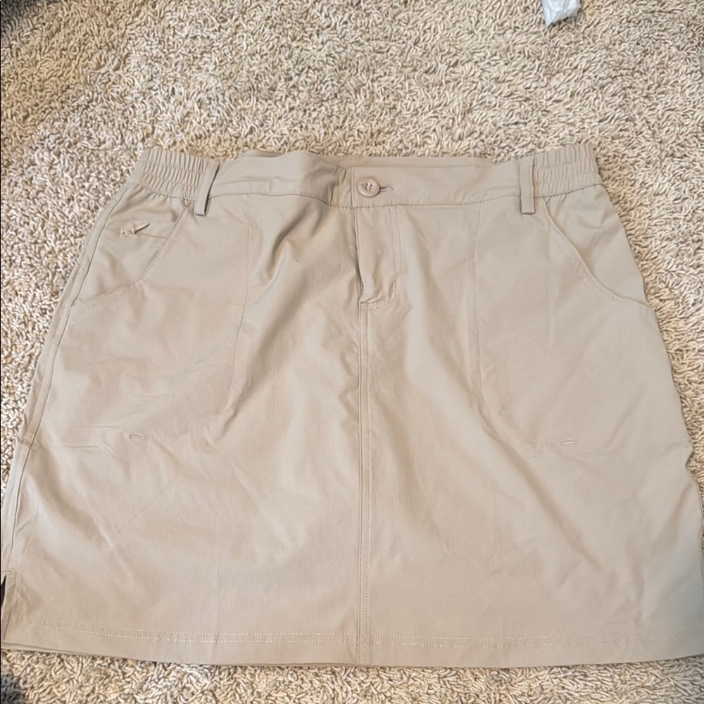 Women's Tan Skort